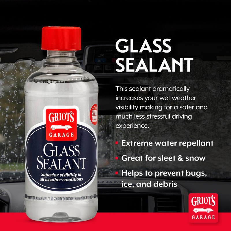 Griot’s Garage Glass Sealant Coating for Cars, Trucks, SUVs, and