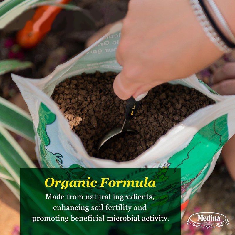 Medina Growin Green Organic Granular Fertilizer - 5 lb Bag
