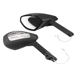 Worldmotop Offroad Rear View Side Mirror Adjustable Motorcycle Side Rearview Mirrors Compatible with Ducati 959 Panigale 2016-2019 1299 Panigale/S/R 2015-2019 2018 2017