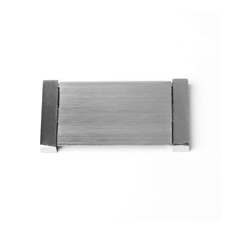 5 Pack - Brushed Nickel Recessed Sliding Door Handle Covered
