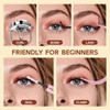QUEWEL Cluster-Lashes Kit, 40D Individual-Eyelashes with Waterproof Lash Bond &