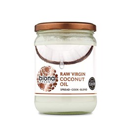6 Pack of Gluten Free Biona Organic Raw Virgin Coconut Oil 400 g