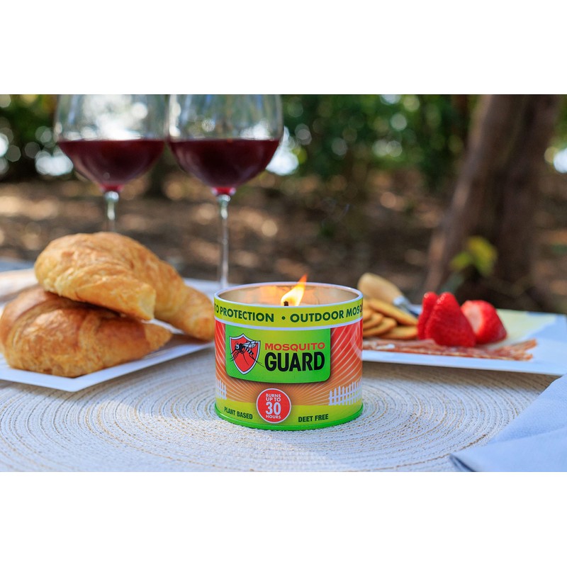 Mosquito Guard 12oz Mosquito Repellent Outdoor Patio Candle - Burns