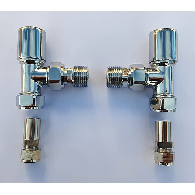 Manissa 15mm to 10mm Radiator & Towel Rail Valve Pipe
