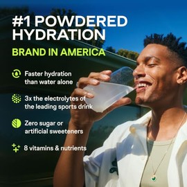 Liquid I.V.- “® Multiplicador de Hidratación Sin Azúcar Lima Limón | Mezcla para Bebida en Polvo Electrolito | 1 Paquete (14 Porciones