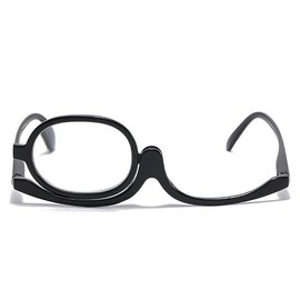 Makeup Glasses, Cosmetic Flip Glasses, Make Up Eyewear Flip, Magnifying Makeup Eyewear, Magnifying Makeup Eyewear With Flip-Down Single Lens for Women Makeup Essential Tool