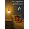 MSTETO Globe Wireless Wall Sconces Set of Two, Battery Operated
