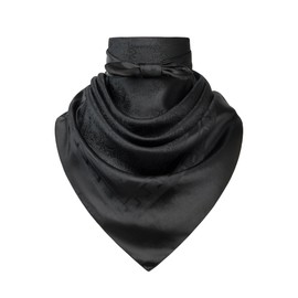 Mariorlsy 35" Men's Large Square Jacquard Scarf - Cowboy Wild Rugged Style, With Gift Packed