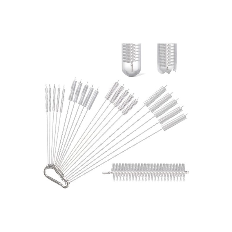 Cepillo para Popotes de Acero Inoxidable HKEDHD S-20 – 20