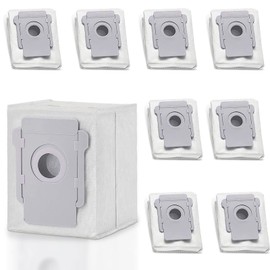 9 Pack Vacuum Bags, Effective Dust Filtration, Compatible with iRobot Roomba i & s & j Series, Replacement for i3+, i4+, i6+, i7, i7+(7550) j7, j7+i8+, s9+ Automatic Dirt Disposal Bags
