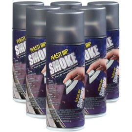 Performix 11220-6PK Plasti Dip Smoke Multi-Purpose Rubber Coating Aerosol - 11 oz., (Pack of 6)