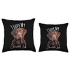 Cool I Love My Chocolate Lab Funny Brown Labrador Pet