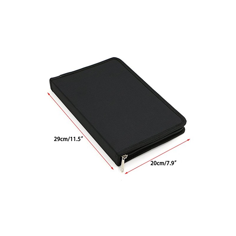 BTSKY® - Estuche portátil de lona con cierre de colores