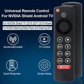 JKZTJOF Voice Remote Control Compatible with NVIDIA Shield Android TV, Remote for NVIDIA Shield TV Pro Streaming Media Player 2015 2017 2019 Model