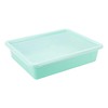 Storex Letter Size Flat Storage Tray – Organizer Bin with