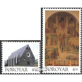Denmark - Faroe Islands 308-309 (complete.issue.) fine used/cancelled 1996 christian church Klaksvik (Stamps for collectors) Christianity