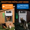 Automatic Chicken Coop Door, Solar Powered Roll-Up Chicken Door with