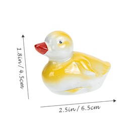 Kisangel 3pcs Ceramic Floating Fish Tank Ornament Hand-Painted Aquarium Decor Cartoon Style for Unique Underwater Aesthetic for Home Giving Random Style