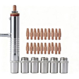 .030 Kit Tube Assembly Contact Tips Nozzle 186404 186405 186406 186419 For Miller Spoolmate 100, 200, 3035, 185 and Hobart Spoolgun DP-3035, SpoolRunner 100,Handler 125, 125 Ez, 130, 140, 190, 210MVP