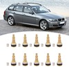 10pcs Air Liquid Tubeless Tire Valve Stem Brass 1 7/8in