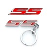 SS Letter Grille Fender Lid Trunk Emblem Badge Plus SS