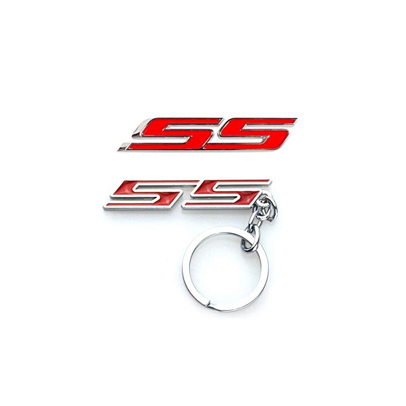 SS Letter Grille Fender Lid Trunk Emblem Badge Plus SS
