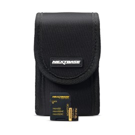 Nextbase 32GB U3 SD Card with Go Pack Dash Camera Carrying Case - Fits All Nextbase Dash Cameras and Protects from Bumps & Scratches