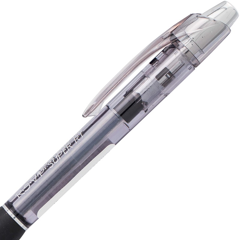 Pentel RSVP Super RT Ballpoint Pen, (0.7mm) Fine Line, Black