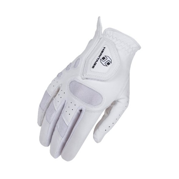 Heritage Tackified Pro-Air Show Gloves, Size 10, White