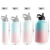 Brewberry Stainless Steel Sports Bottle and Travel Mug for Hot