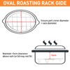 TamBee Cooking Oval 9.8 Inch Cookie Cooling Rack 304 Stainless