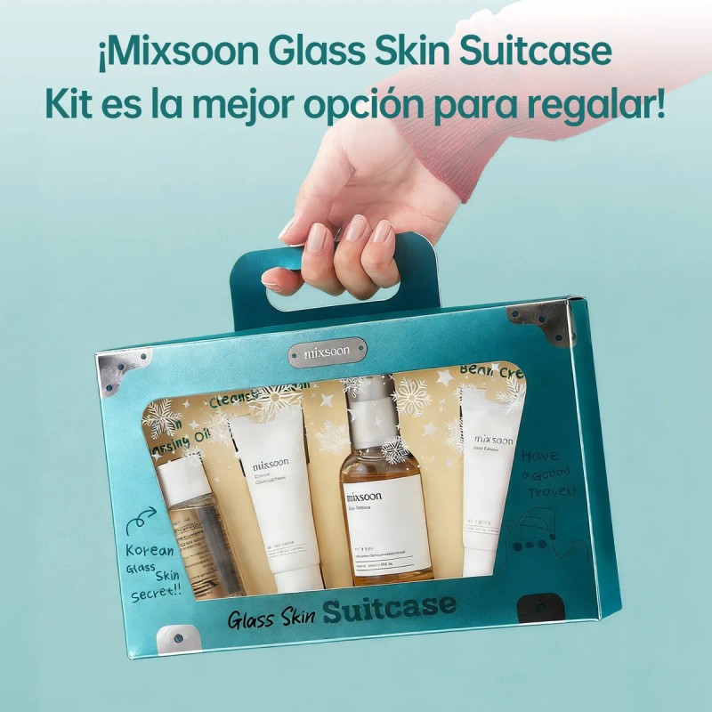 Mixsoon Kit Coreano Glass Skin 4 Pzs Mini Maletn De