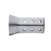 Motorcycle exhaust pipe silencer, stainless steel material, 51 mm, universal