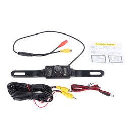Car Long License Plate Frame Camera HD Night Vision 8 Lights Reverse Camera Infrared Waterproof Vehicle Mounted Camera