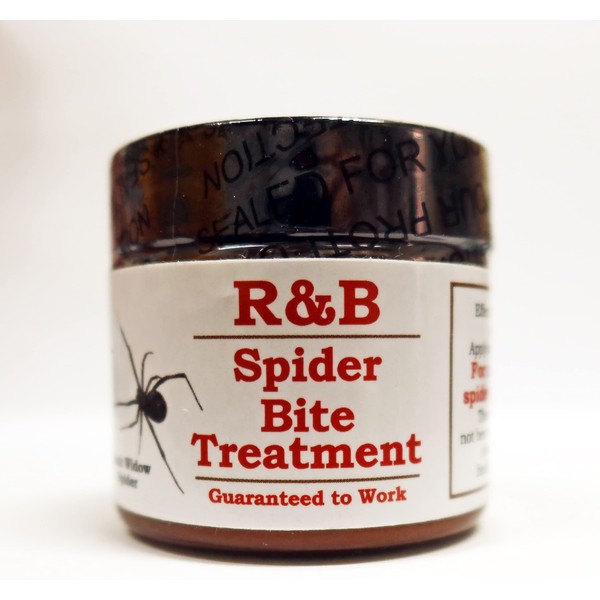 R&B Natural Spider Bite Treatment Effective for Brown Recluse, Black Widow, and Other Insect Bites | 3oz Balm