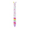 Legami - Two Tone Click&Clack Pen, Purple and Pink Ink,