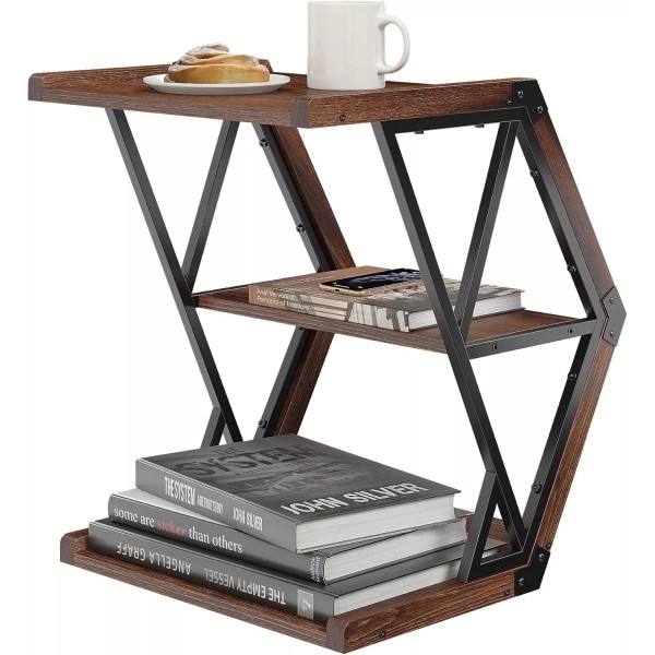 Unbranded Nightstand Couch Side Table Small Bedside Table Wood Night