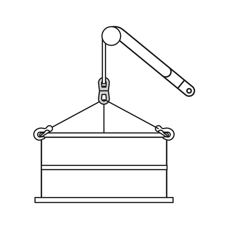Fiero DESF-1/4, Destorcedor forjado de 1/4", acabado galvanizado