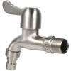 LATRAT 304 Stainless Steel Garden Faucet, Outdoor Wall Mounted Tap