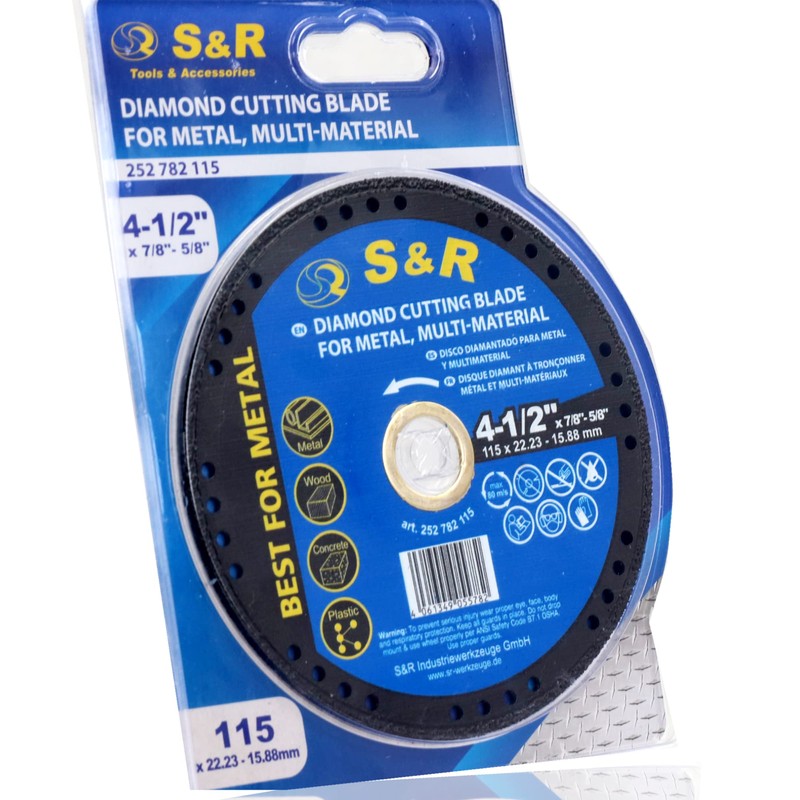 S&R Profesional Multi-Cut Cutting Disc 115 mm x 22.23 mm