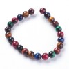 Tiger's Eye Gemstone Beads 8 mm and 6 mm, Tiger