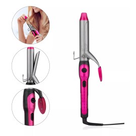 Timco Tenaza Rizadora De Cabello Timco® Tcx-33 Con Recubrimiento Cerámica Y Nano Titanium De 33 Mm