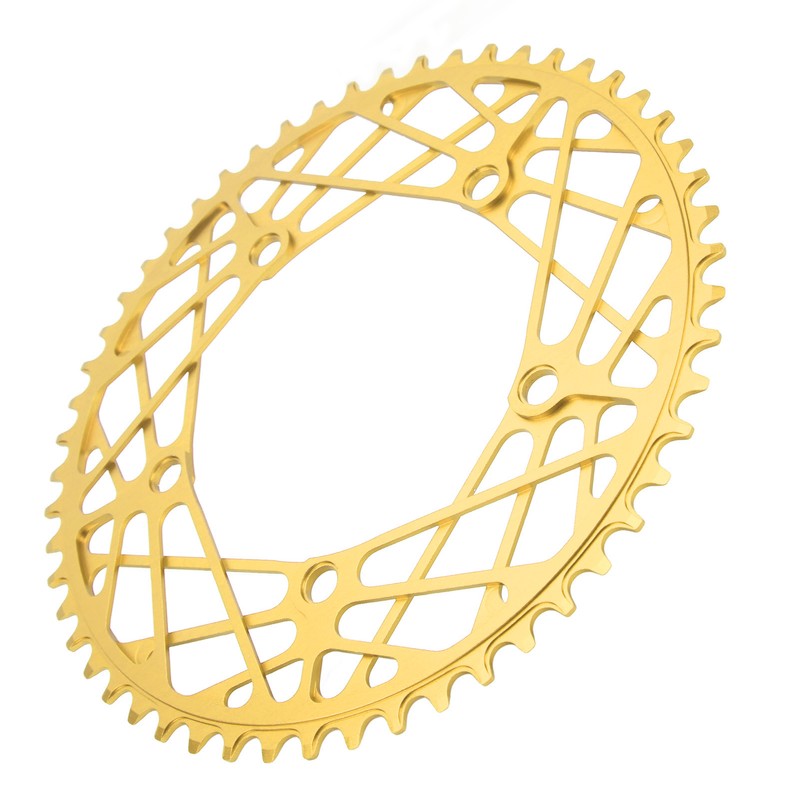 Bike Chainring 54T Aluminum Alloy High Strength Lightweight Anodized Folding