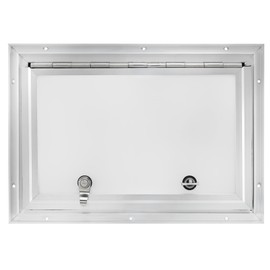 RecPro 18" W x 12" H Square RV Baggage Door | Compartment Storage | RV Storage | Trailer Storage | Camper Storage | Made in America