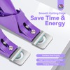 SAVILAND Acrylic Nail Clippers with Magnets: Accurate Trimming Nail Clipper