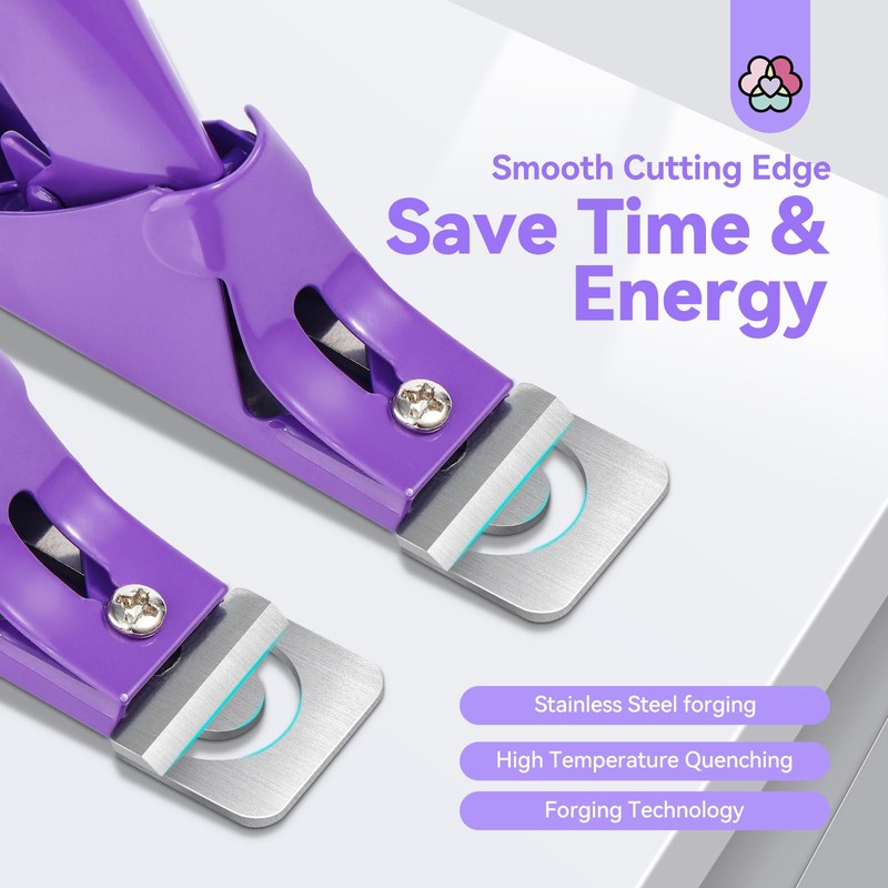 SAVILAND Acrylic Nail Clippers with Magnets: Accurate Trimming Nail Clipper
