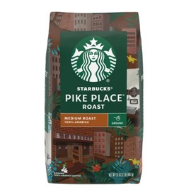 2 Packs of 32 Oz Pike Place Roast, Medium Roast Ground Coffee.