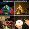 Camping String Lights, 10m Outdoor String Lights Colorful Warm Lighting