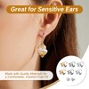 8Pcs Earring Backs for Droopy Ears Adjustable Support Backs Heavy