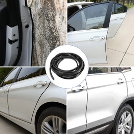33Ft Car Door Edge Guards - Black Universal Fit Door Edge Protector, Rubber U Shape Automotive Door Trim Molding for Sedans Trucks SUV ATV - No Glue Required (Black, 33FT)